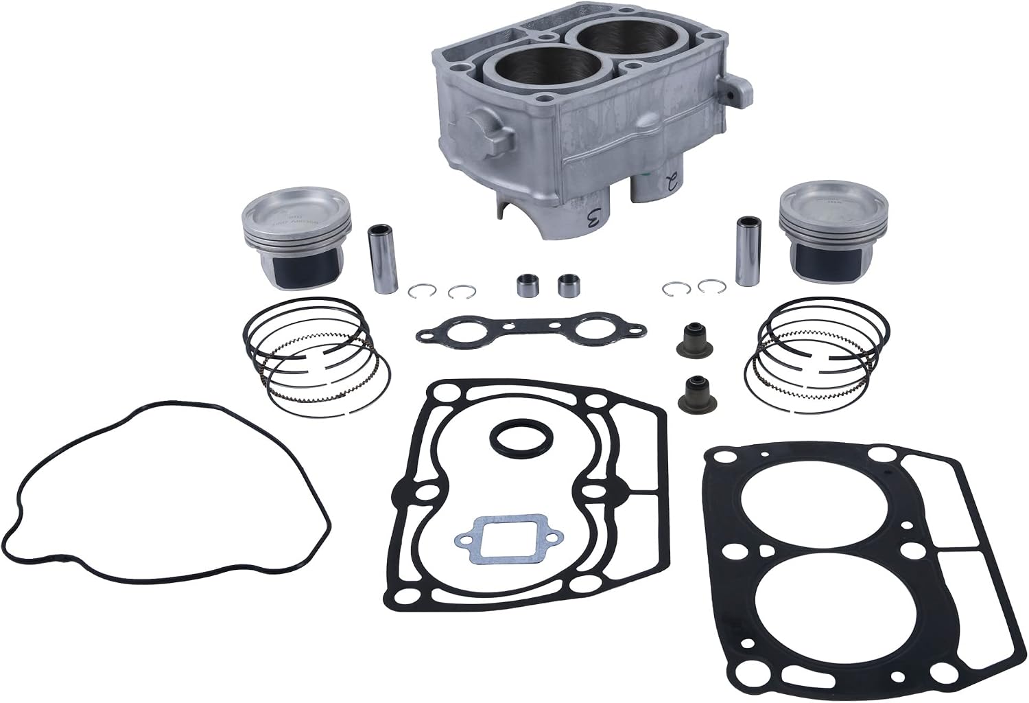 Cylinder Works Standard Bore Cylinder Kit 60002-K06 Compatible With/Replacement For Polaris Sportsman 800 4x4 2011-2014, Sportsman 800 6x6 2011-2014); Sportsman Forest 800 4x4 2012-2014