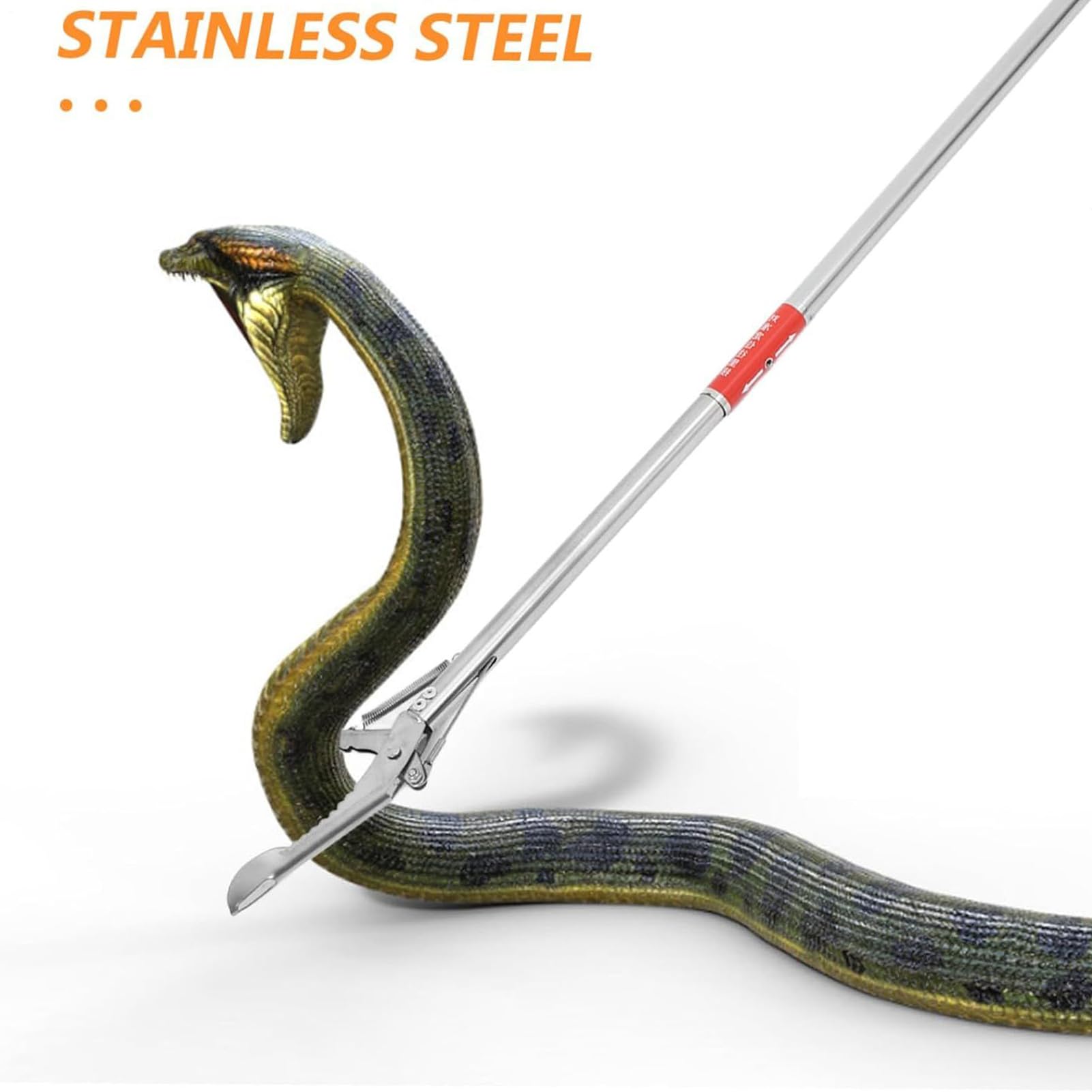 Pinze a Serpente, in Acciaio, Pieghevole, Raccoglie granchi, Strumento per escursionisti, Proprietari di Ranch, rifugio, Personale, Giardino, Campeggio, Picnic, Escursionismo, granchi