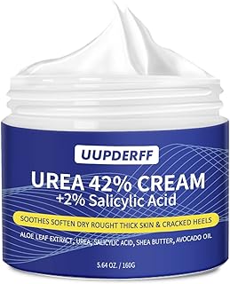 Urea Cream 42 Percent for Feet with 2% Salicylic Acid 5.64 Oz - Remover Hand Cream Foot Cream For Dry Cracked Dead Feet Ha...