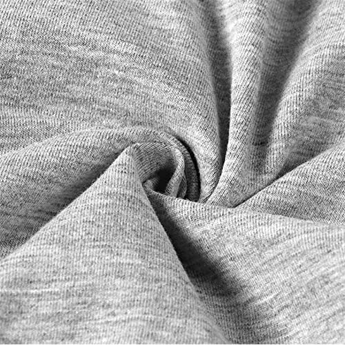 Full Rise Boxers Briefs Cotton Mens Underwear Breathable Men's Panties Tummy Tuck Shapewear Shorts (Color : Light Gray, Size : XL/X-Large)4