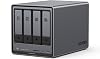 UGREEN NAS DXP4800 Plus 4-Bay Desktop NAS, Intel Pentium Gold 8505 5-Core CPU, 8GB DDR5 RAM, 128GB SSD for Systems, 1 x 10GbE, 1 x 2.5GbE, 2 x M.2 NVMe Slots, 4K HDMI, Network Attached Storage Hard Drive Not Included
