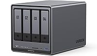 Vista 1 de UGREEN NAS DXP4800 Plus NASync de escritorio de 4 bahías, CPU Intel Pentium Gold 8505 de 5 núcleos, 8 GB DDR5 RAM, 128G SSD, 1 x 10GbE, 1 x 2.5GbE