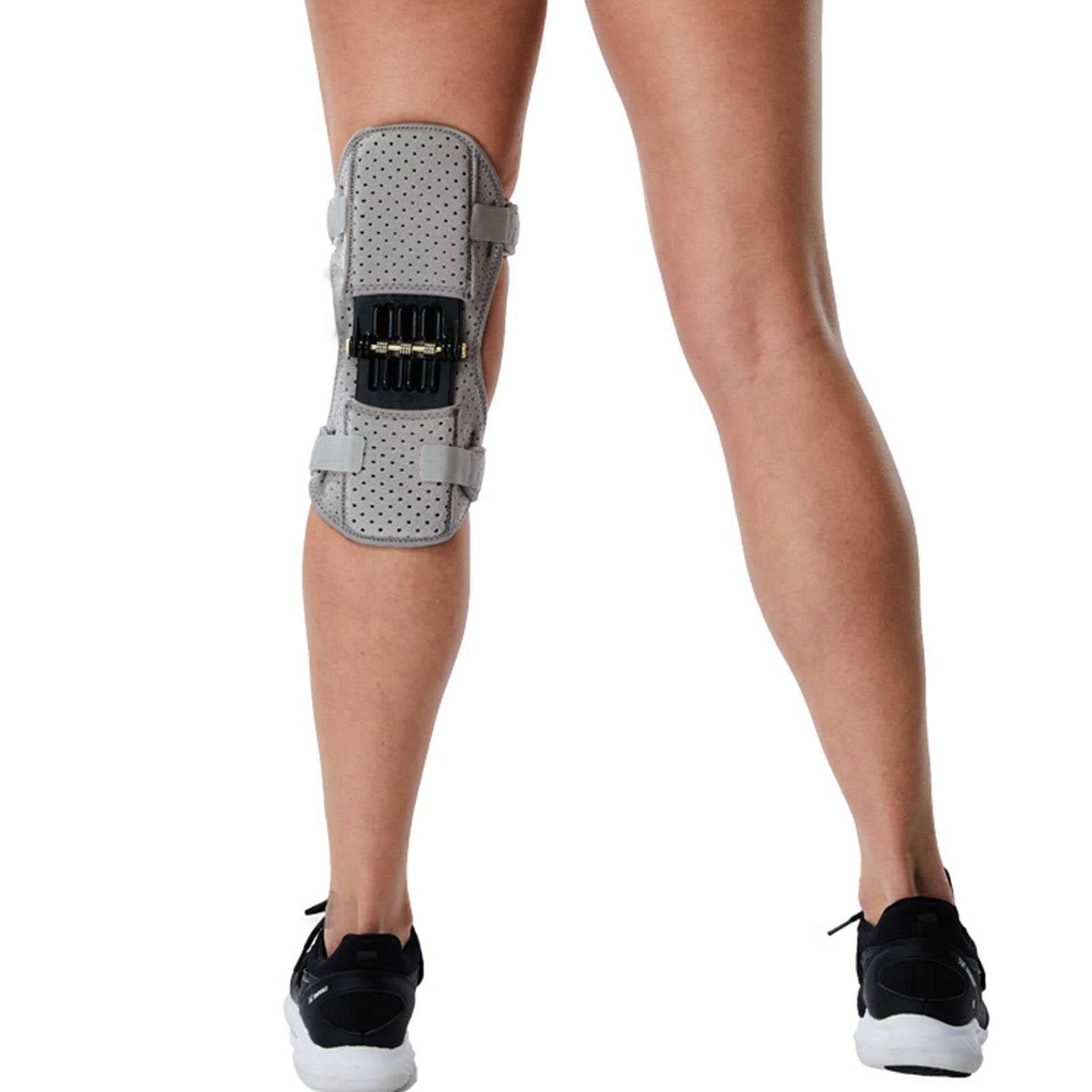 Knee Booster Brace, Power Knee Stabilizator Pads Regulowany otwarty podwójny pasek Patella Support dla mężczyzn/kobiet Słabe nogi, zapalenie stawów, dwukierunkowe paski
