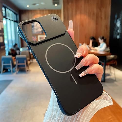 iPhone 14 Plus �p �P�[�X Magsafe�Ή� �J�����S�ʕی� �X���� �����^ PC�n�[�h�V�F�� ��phone14 Plus �P�[�X �w��h�~ ���ϋv�� �w�ʃ}�b�g�d�グ �A�C�t�H�� �A�C�z�� ������� �u���b�N