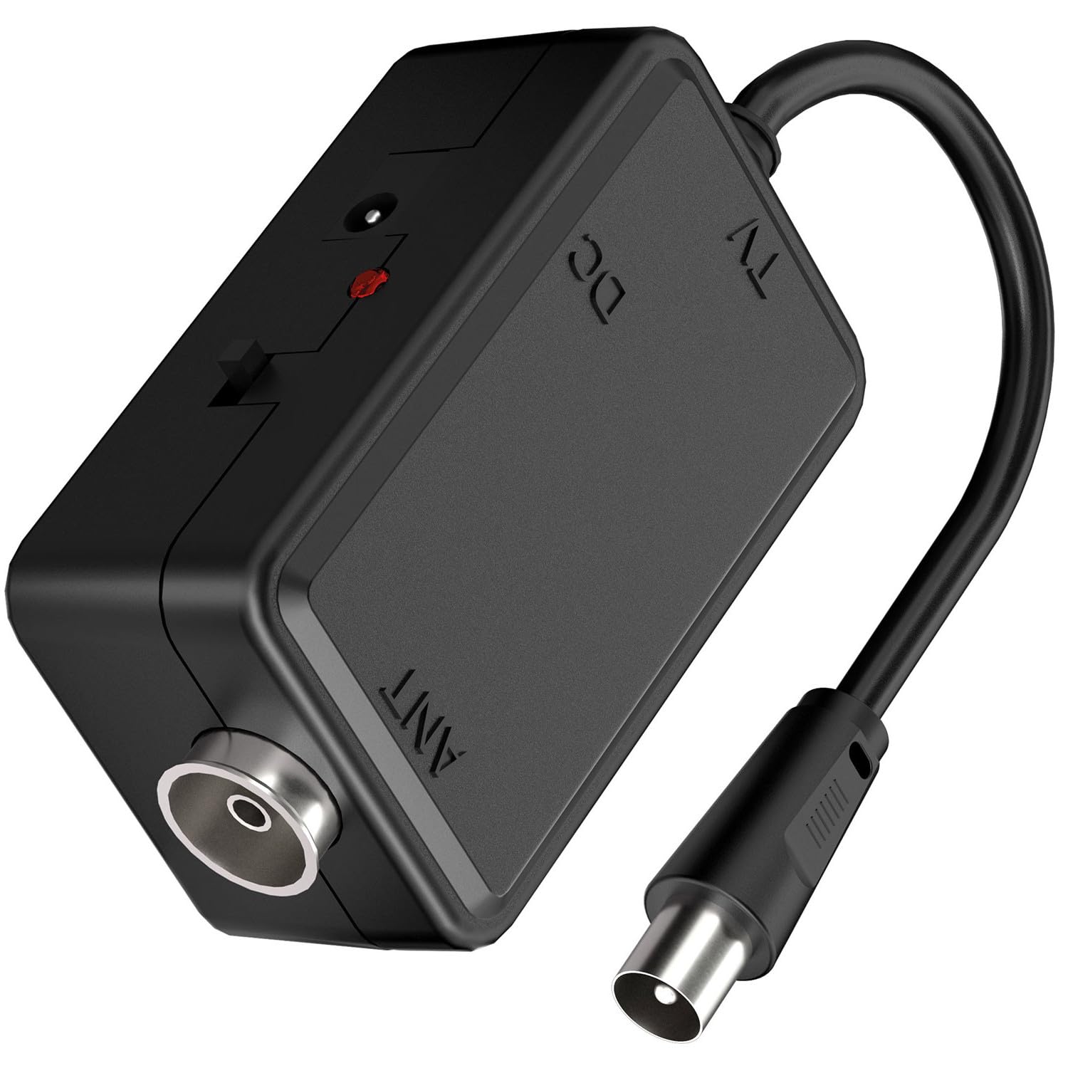 Mercury Amplificador de señal aérea de TV Alimentado por USB | Filtro 4G/5G | Ganancia de 20 dB | Amplificador de Antena Digital Freeview HD para una recepción Mejorada | Diseño Compacto Plug & Play