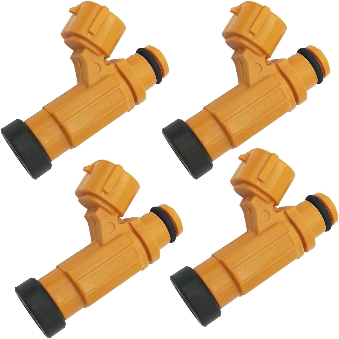 JESBEN 15710-17G00 4pcs Fuel Injectors 4 Holes Replacement for Suzuki GSX-R600 GSX-R750 2004-2005 1571017G00