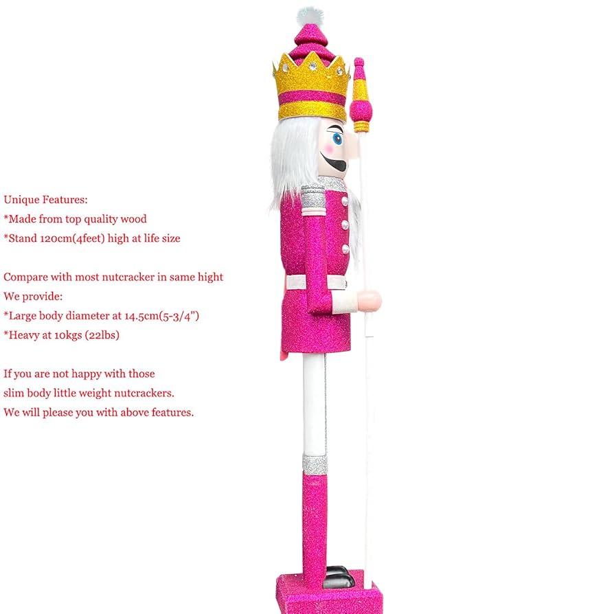格安 送料込み 巨大！。ECOM-CDL 152cm 木製くるみ割り人形 キング 格安 送料込み 巨大！。ECOM-CDL 152cm 木製くるみ割り人形 キング