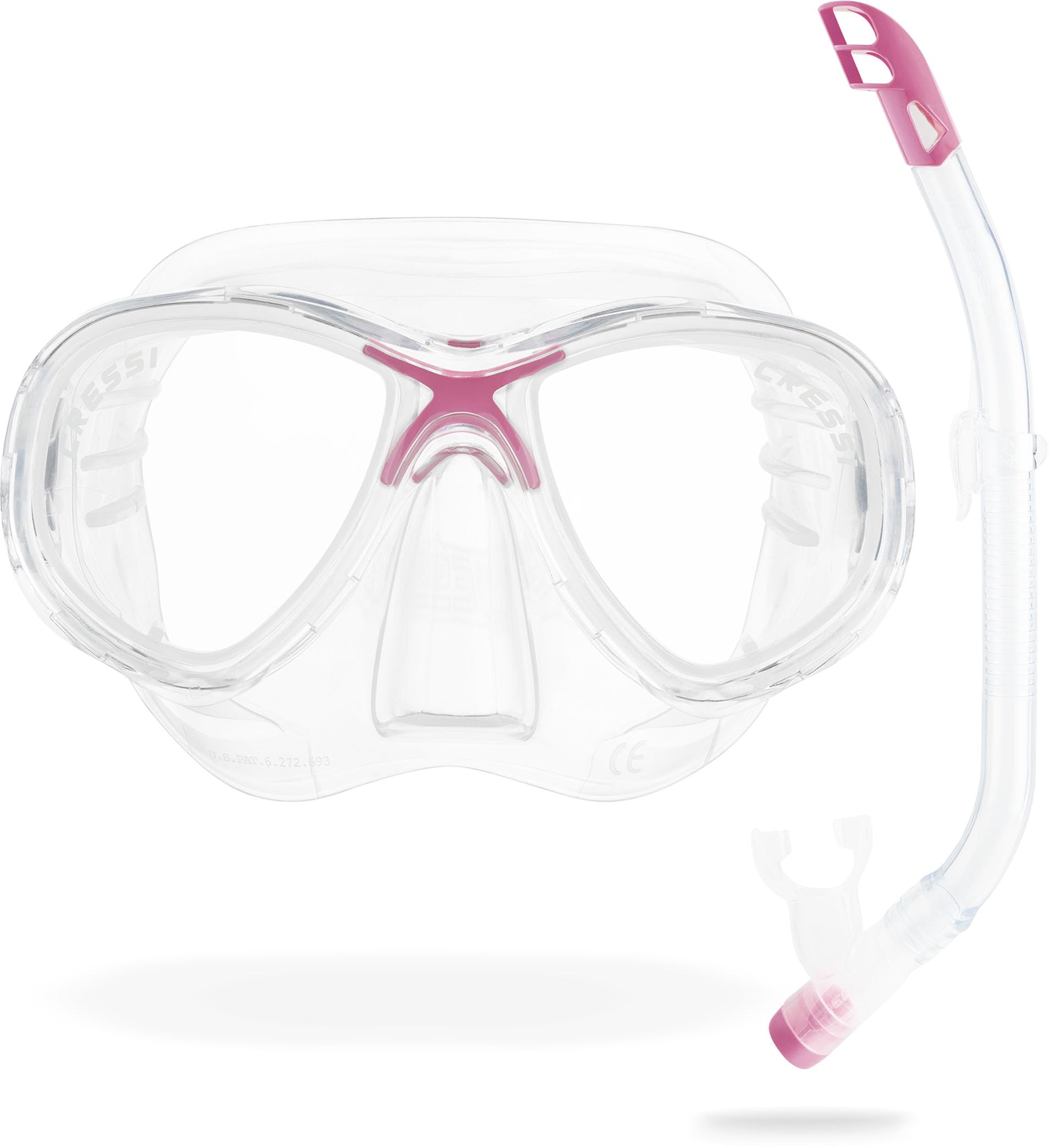 Set Snorkeling Cressi Ondina Jr + Top - Maschera E Boccaglio Per Junior 7-13 Anni