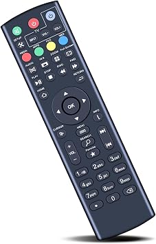 ZWP Universal Replacement Remote Control Compatible for Super Box S1, S2, S3, S4, S5, S6, Octastream Q1, Elite II, MAX IV, Elite Max, and MagaBox (Without Voice)