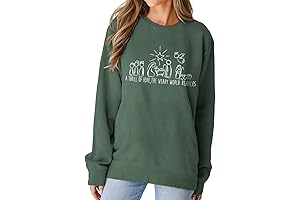 MODNTOGA Christmas Sweatshirt: Comfort and Faith