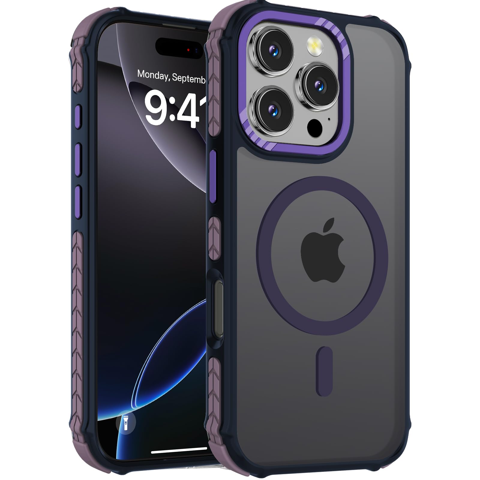 Coque magnétique iPhone 16 Pro antichoc et compatible MagSafe - 8
