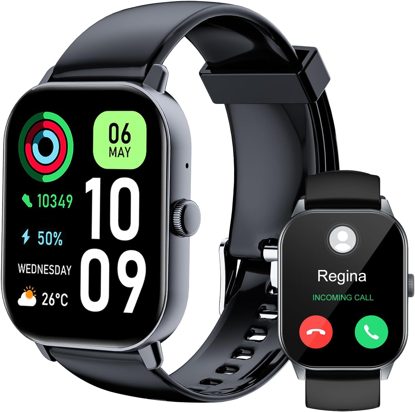 Smart Watch for Men,Smartwatch with Sleep Counter Fitness Tracker, 100+ Sport Modes Step Counter