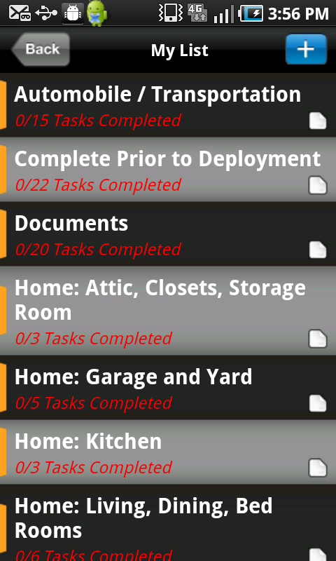 ARMY DEPLOYMENT PLANNER CHECKLIST:Amazon.com:Appstore for Android