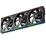 Thermalright TL-M12Q X3 Case Fan-120mm Quiet,PWM Function,Infinity Mirror ARGB Lighting Effects,Wireless Splicing Building Block CPU Fan,New Power Chip Module Simplifies Wiring Management,3-Packs