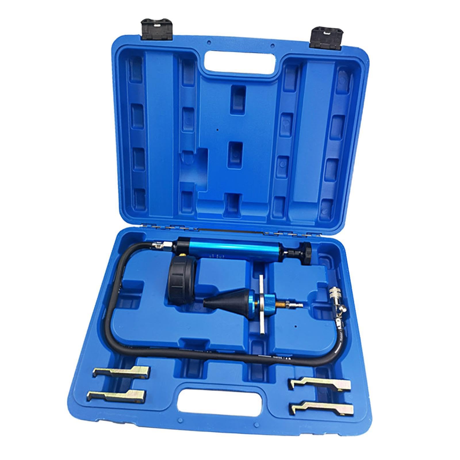 Kit de Herramientas para la detección de Fugas y comprobación de | presión del radiador para sistemas de refrigeración de automóviles. Garantiza un