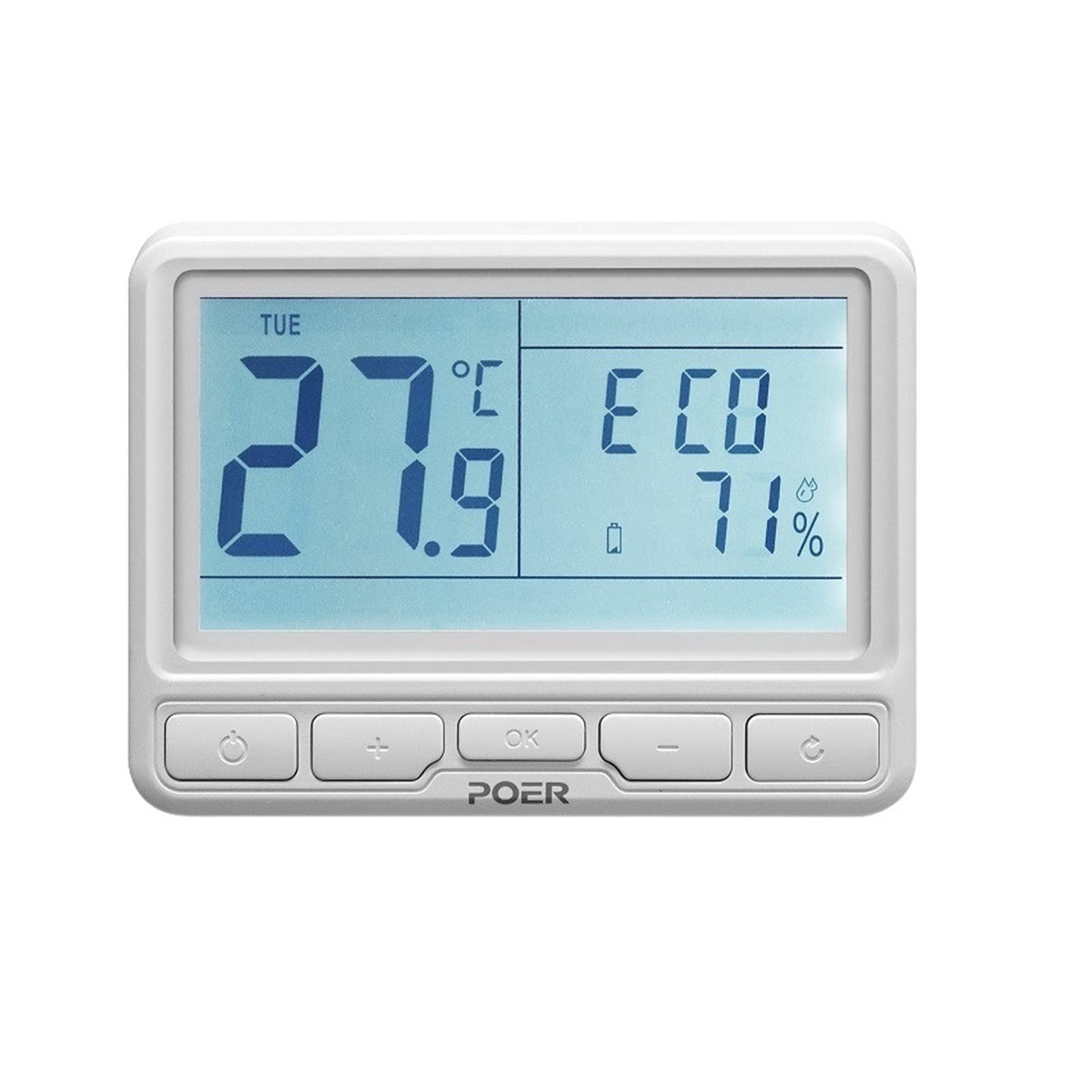 Cyfrowy higrometr termometr wewnętrzny Bezprzewodowa Kocioł Cyfrowy Termoregulator WIFI Smart termostat Regulator temperatury do ciepłego ogrzewania podłogowego Z wyświetlaczem LCD(433Mhz)
