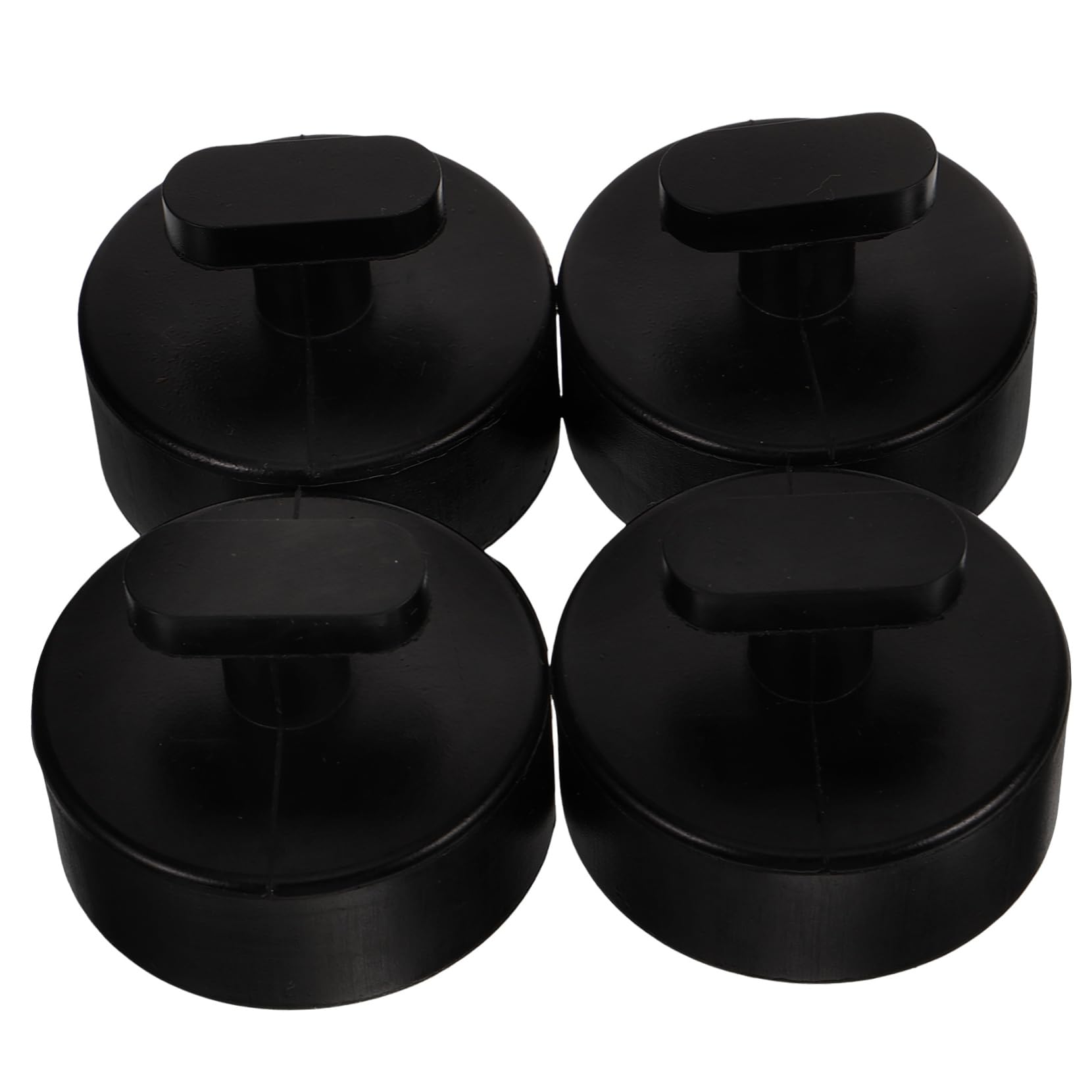 VILLCASE 4 Set Blocco Di Gomma Martinetto Di Sollevamento Martinetto Da Pavimento Per Supporto Pad Di Jack Addensati Cuscinetto in Gomma Del Cric A Carrello Da Cancellare 4 Pezzi*4