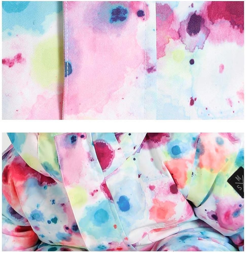 Miniatura 6 de Traje de nieve de una pieza para niños y niñas, chaquetas impermeables de invierno, abrigos, abrigos de snowboard para niños