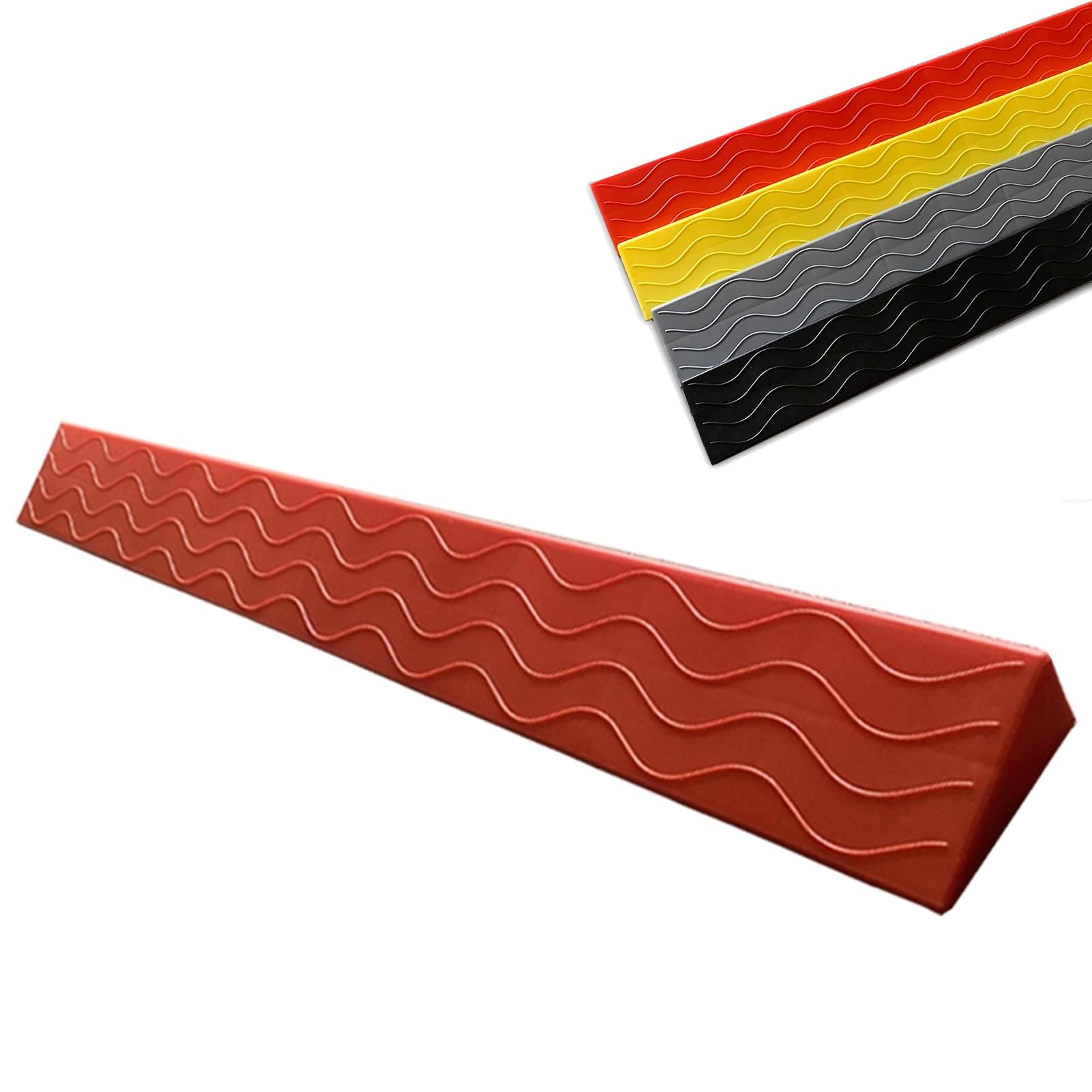 Rampa de umbral para sillas de ruedas, rampa de acceso de 10,5 cm de altura para puertas, ideal para barrer robots y equipaje, dimensiones 100 x 10 x 3,5 cm