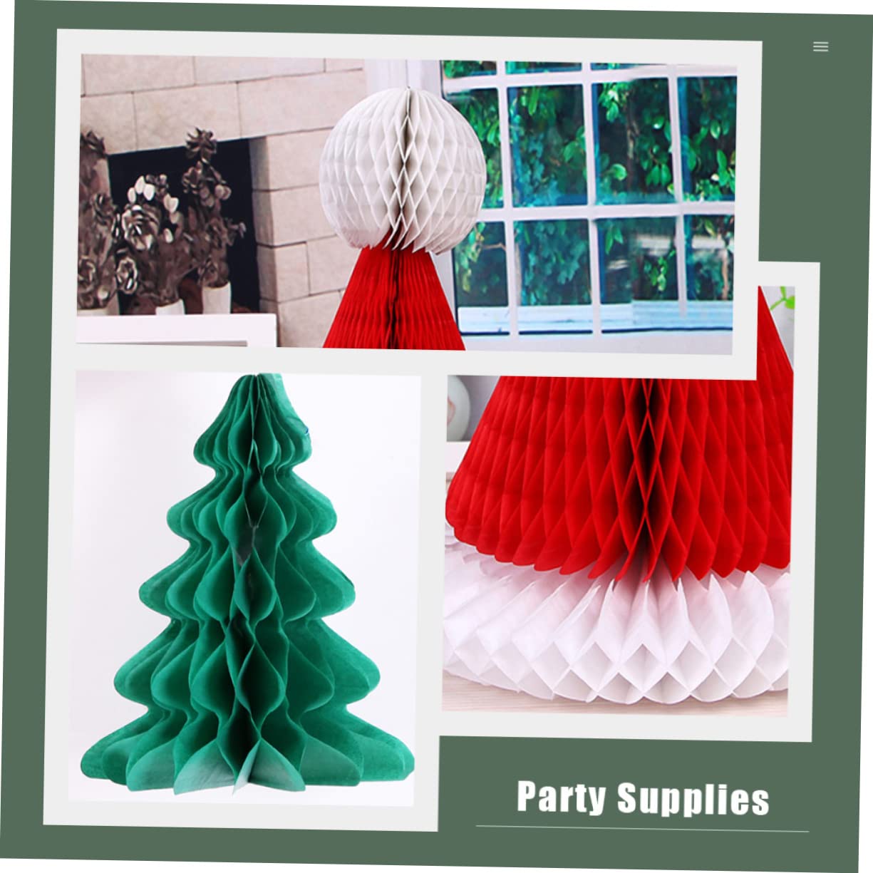 2 Set Decorazioni Natalizie Cappelli Natale E Addobbi per Pendenti per Feste Natalizie Decorazioni Appese per Casa Bar E Club 6 * 2