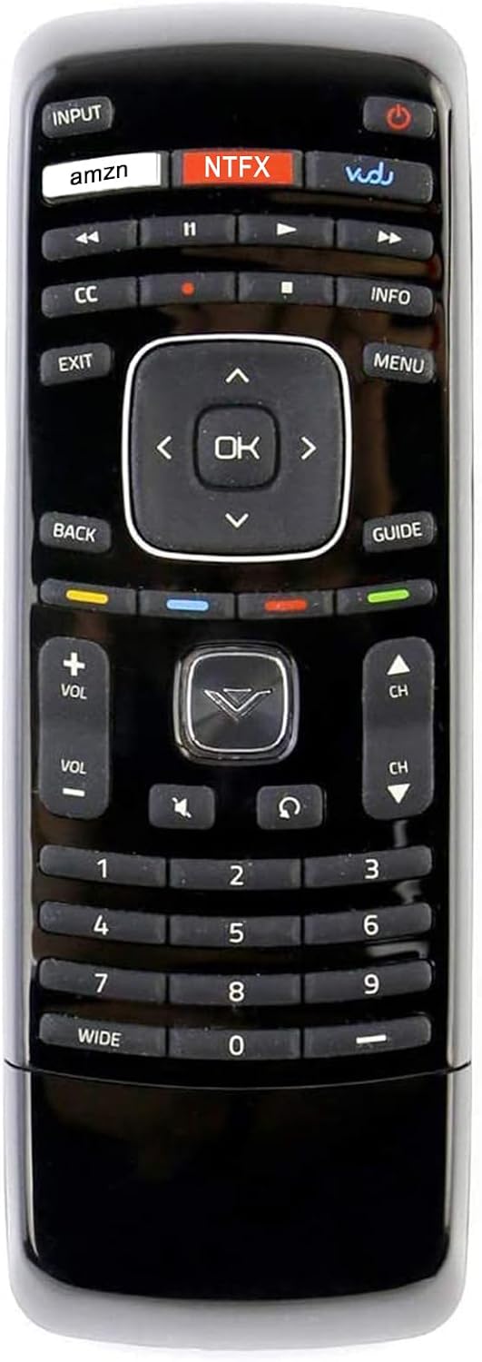 New XRT300 Replacement Keyboard TV Remote Control fit for Vizio TV E280I-B1 image 2