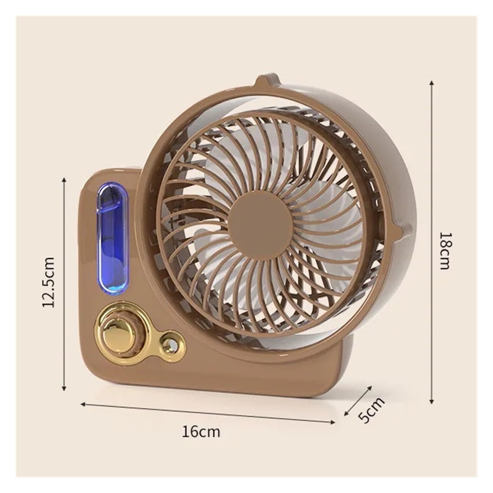 XJBTBA Mini Ventilatore da Tavolo Portatile Testa Mobile Dormitorio Ventilatore Silenzioso per casa Mini Ventilatore Portatile Ricaricabile(Verde)