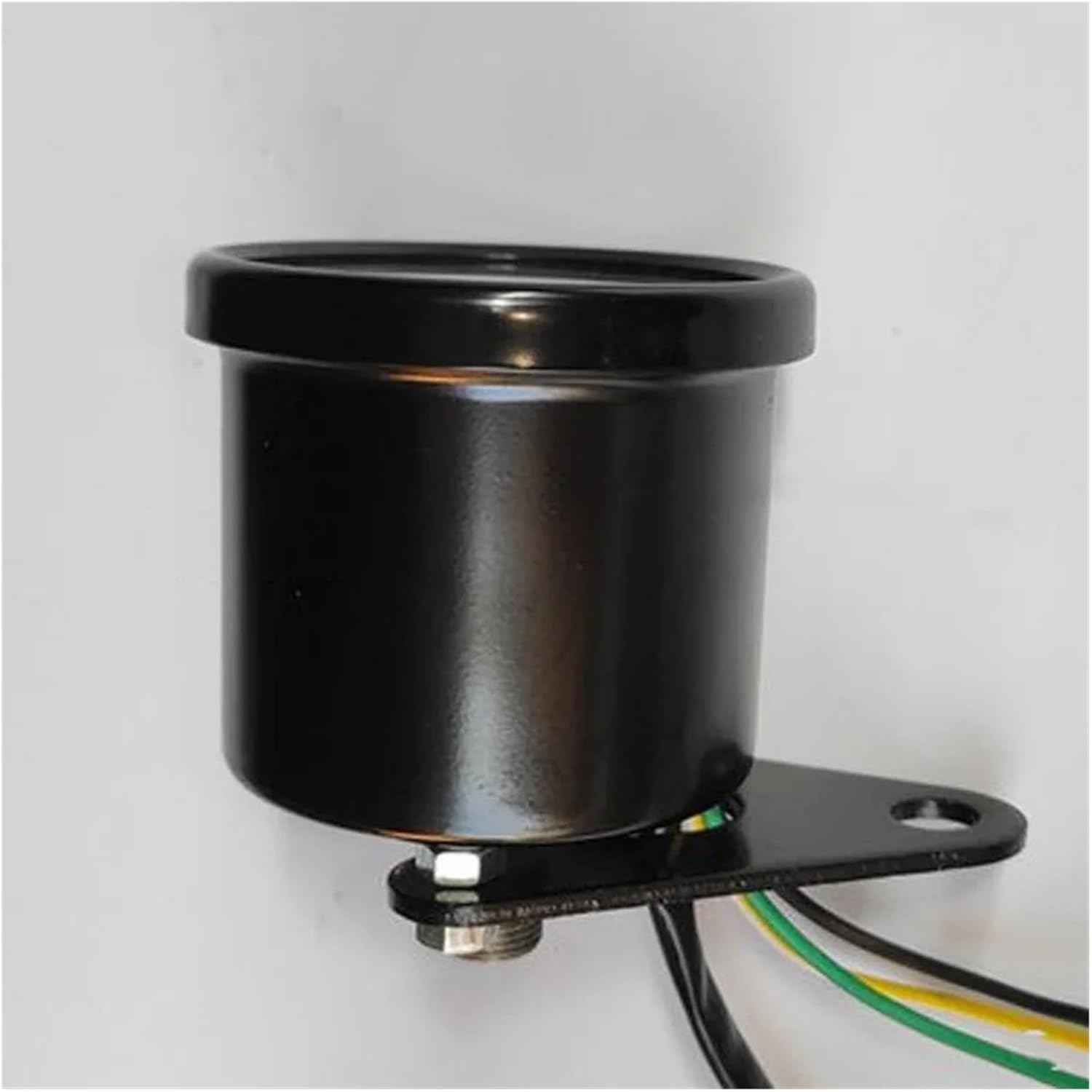 Retro Motorcycle Instrument Assembly with LED Light and Oil Sensing - 12V Iron Case Meter