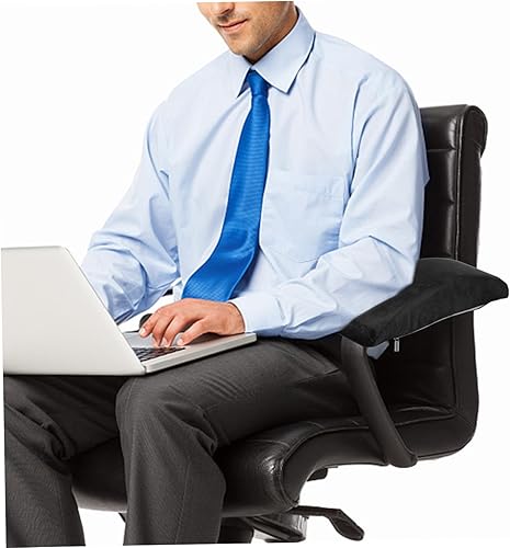 Miniatura 8 de KALLORY 1 par de almohada para silla de juegos de oficina, accesorios de escritorio, reposabrazos para hombres, ergonómico, grueso, reposabrazos,