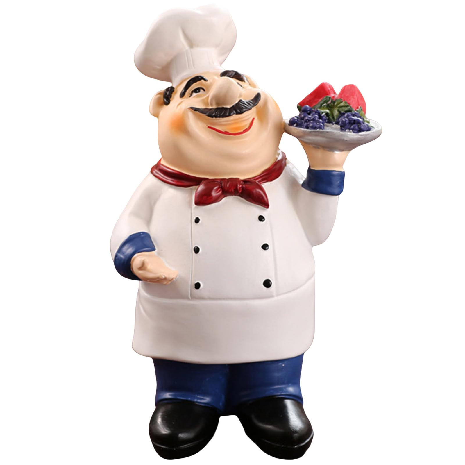 Buxuaaaa Cook Figurine Sculpture Resin Statue Perfectly for Kitchen and Dining Room Decoration Resin Sculpture