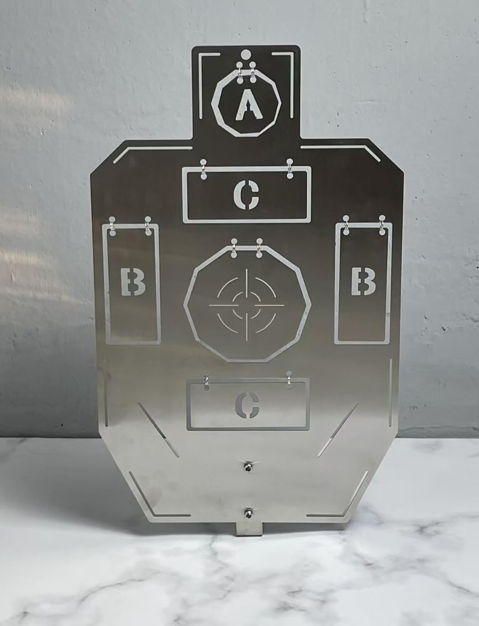 Bersaglio da scherma, Bersaglio in acciaio inossidabile con supporto, Attrezzatura da scherma domestica, Bersaglio da scherma, Attrezzatura da scherma, Strumenti for allenamento for scherma, Bersaglio
