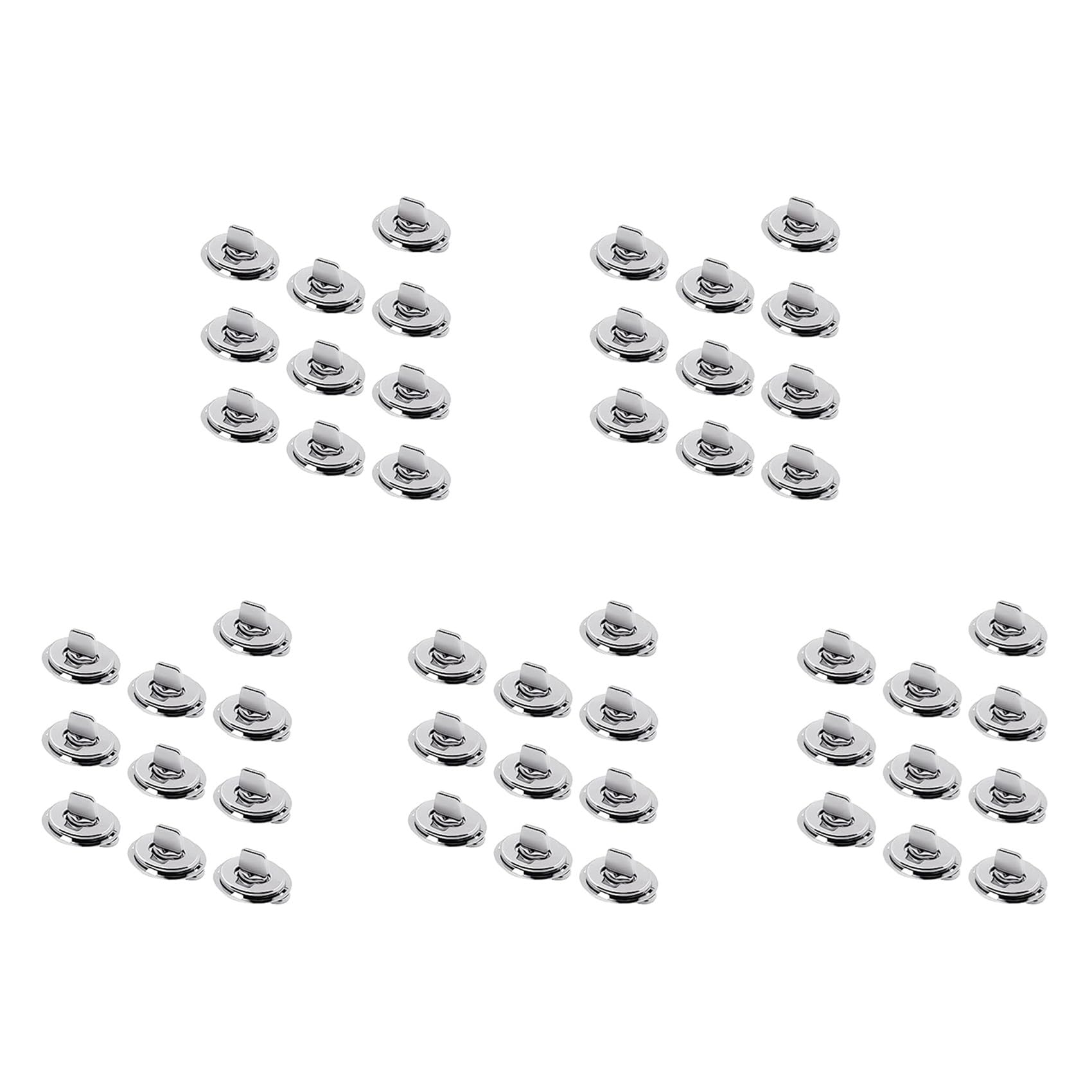 Twist Lock - de sentido común, botones de de metal para barcos, veleros, caravanas, botes y caravanas (50 unidades)