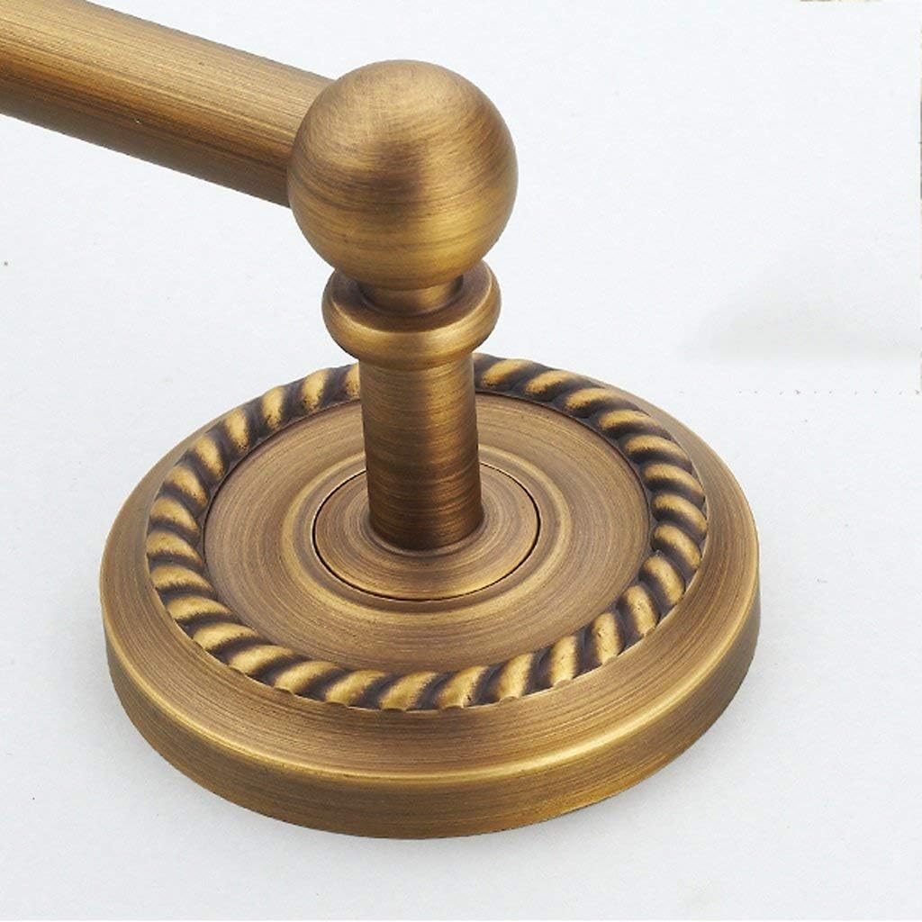 Self-Standing Towel Rack Bronze Carved Vintage Towel Ring Used in Bathroom Kitchen officestrong and Sturdy