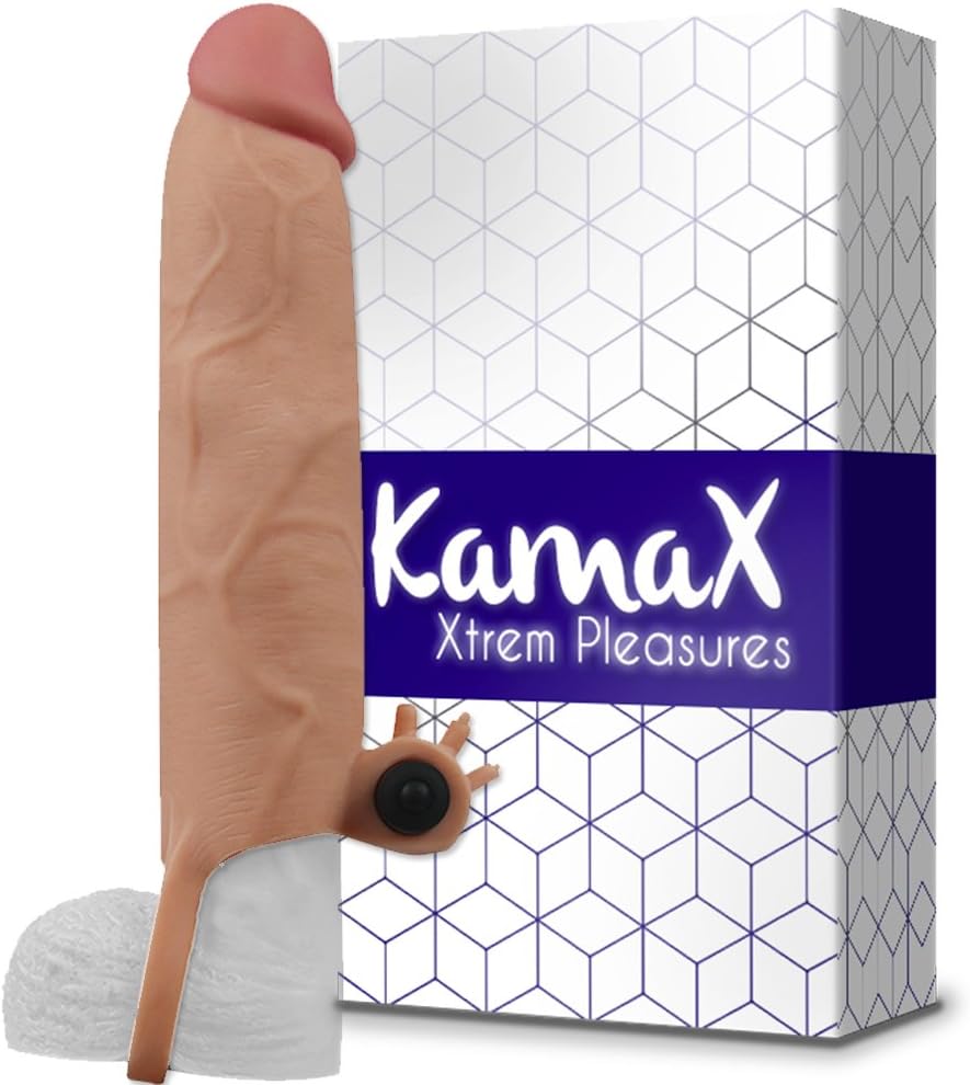 Vibrating Sheath in Silicon XXL 2" Extension - Designed by KamaX