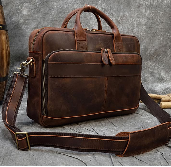 Amazon.co.jp: 高級牛革 ビジネスバッグ 本革 メンズ14インチPC対応