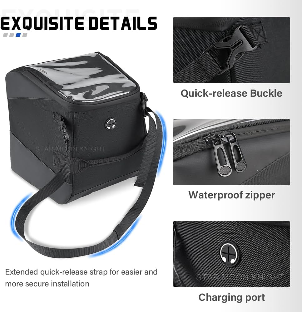 XMAX300 Tunnel bag For Yamaha XMAX 300 XMAX 250 XMAX Tech Max Fuel Tank bags XMAX 300 Tech Max+ Saddle Storage bag Accessories (With Logo)