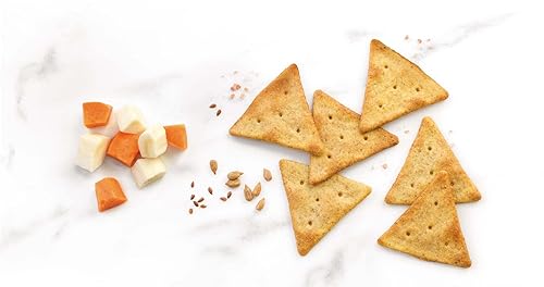 Miniatura 6 de Simple Mills Veggie Flour Pita Crackers, sal del Himalaya, sin gluten, veganas, bocadillos saludables, aptas para paleo, 4.25 onzas (paquete de 4)