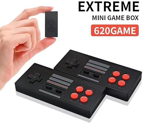Miniatura 6 de Mini consola de juegos retro de edición clásica, mini videojuegos clásicos Plug & Play, 620 juegos clásicos de la vieja escuela integrados y