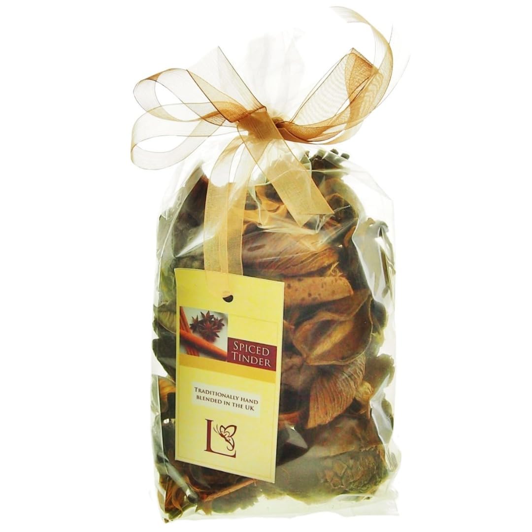 Angraves Multicoloured Spiced Tinder Scented Pot Pourri Home Fragrance Ribbon Gift Bag