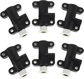 6pcs Beauty Bed Replacement Cartridge Plastic Black Ergonomic Accessory