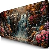 【Stabilité Optimale】 Le dessous du tapis de souris est fabriqué en caoutchouc de haute qualité, offrant une excellente flexibilité et une forte viscosité, et s'adapte parfaitement à tous les types de bureaux. Qu'il s'agisse de bureaux en bois, en verre ou en plastique, il garantit une stabilité optimale pendant l'utilisation, vous offrant ainsi une base de travail stable et fiable