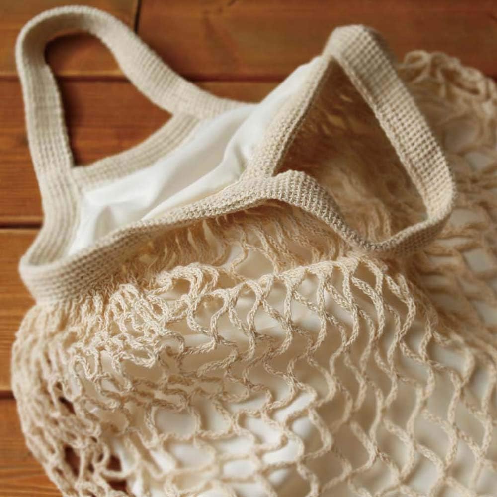 Mini Tote Mesh Bag, Yellow, Convenience Store, Small, Eco Bag, De-pla
