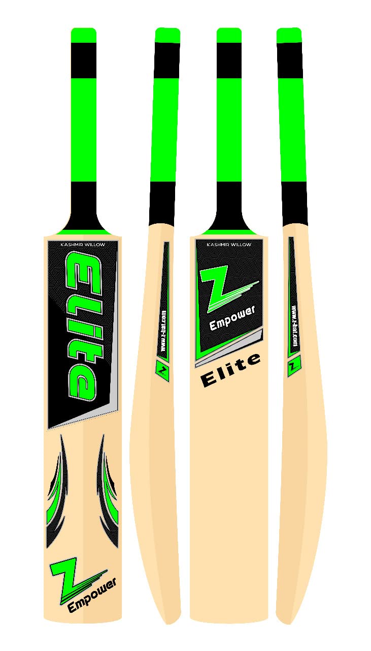 Buy ZBAT Elite Tennis Cricket Bat. Kashmir Willow Bat. with Free