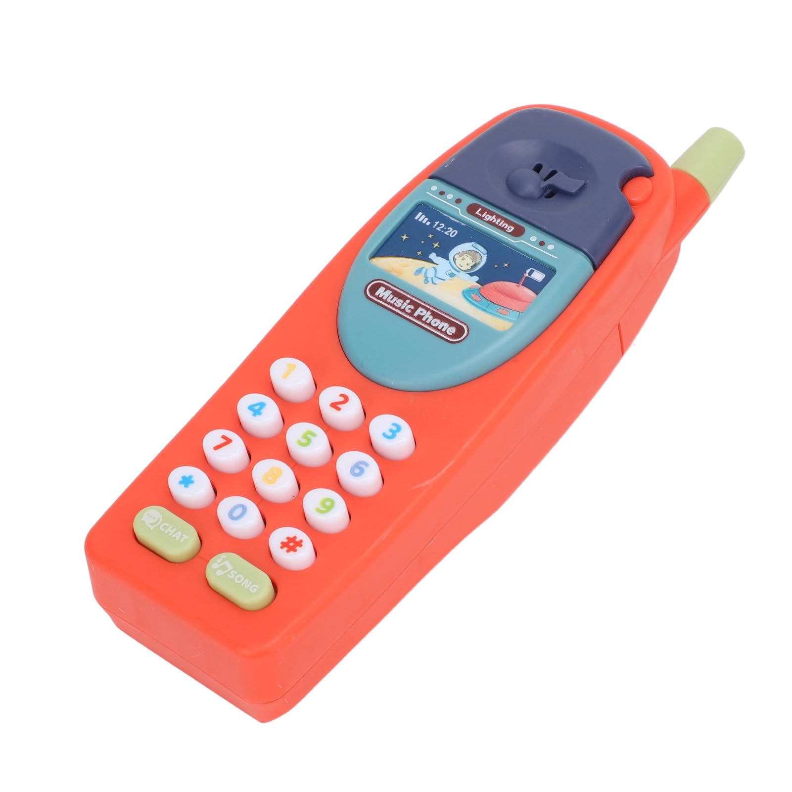 Yosoo Teléfono Móvil de Juguete para Niños Pequeños con Simulación Musical, Aprendizaje, Educación, Diversión para Bebés (rojo)