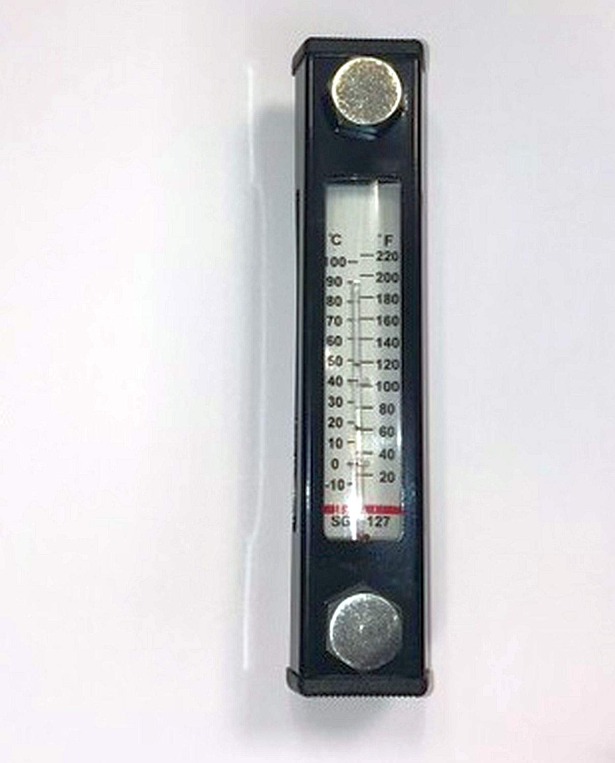 127 mm indicador de nivel de llenado con termómetro indicador de nivel de aceite hidráulico