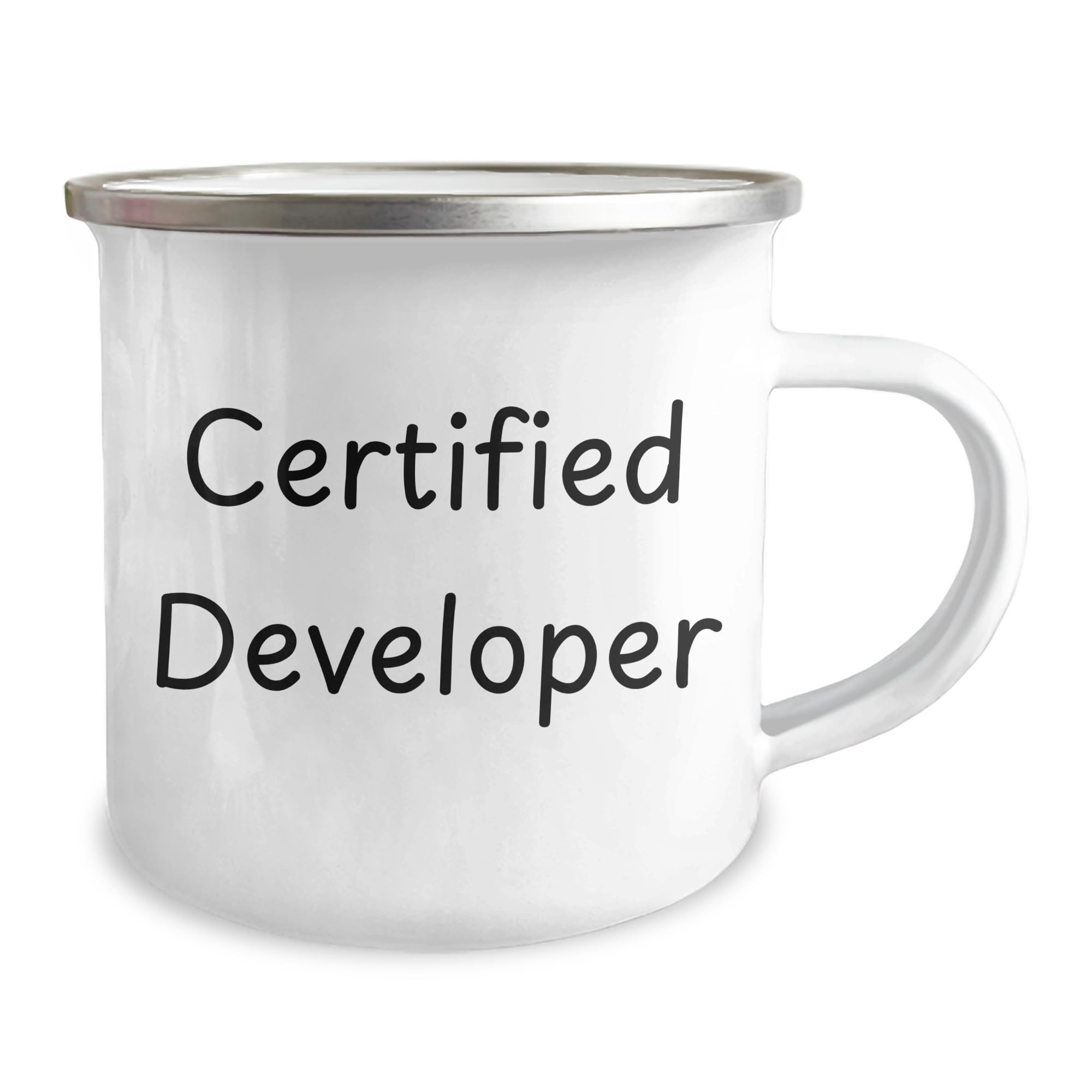 Certified Developer Funny Camping Mug Gifts from Friends for Christmas