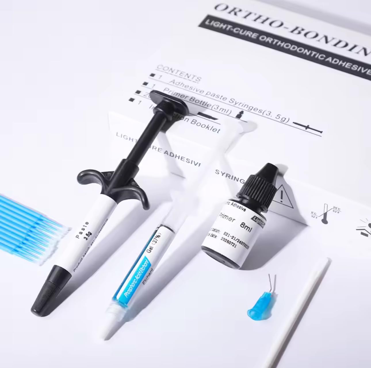 Kit di incollaggio ortodontico, STRASS dentale, Strumenti per kit adesivi