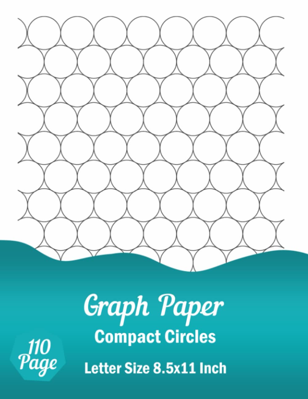 Graph Paper Compact Circles: Circle Graph Paper For Beading, Notebook 8.5×11 Inch, 110 Pages
