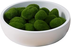 Modern Concrete Key Bowl for Entryway Table Decor - 7.9" Sturdy White...