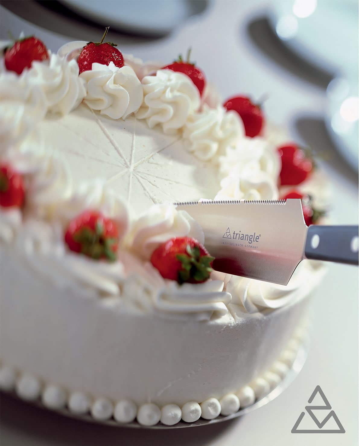 Triangle 550 18 30 00 Couteau à gâteau denté 18 cm