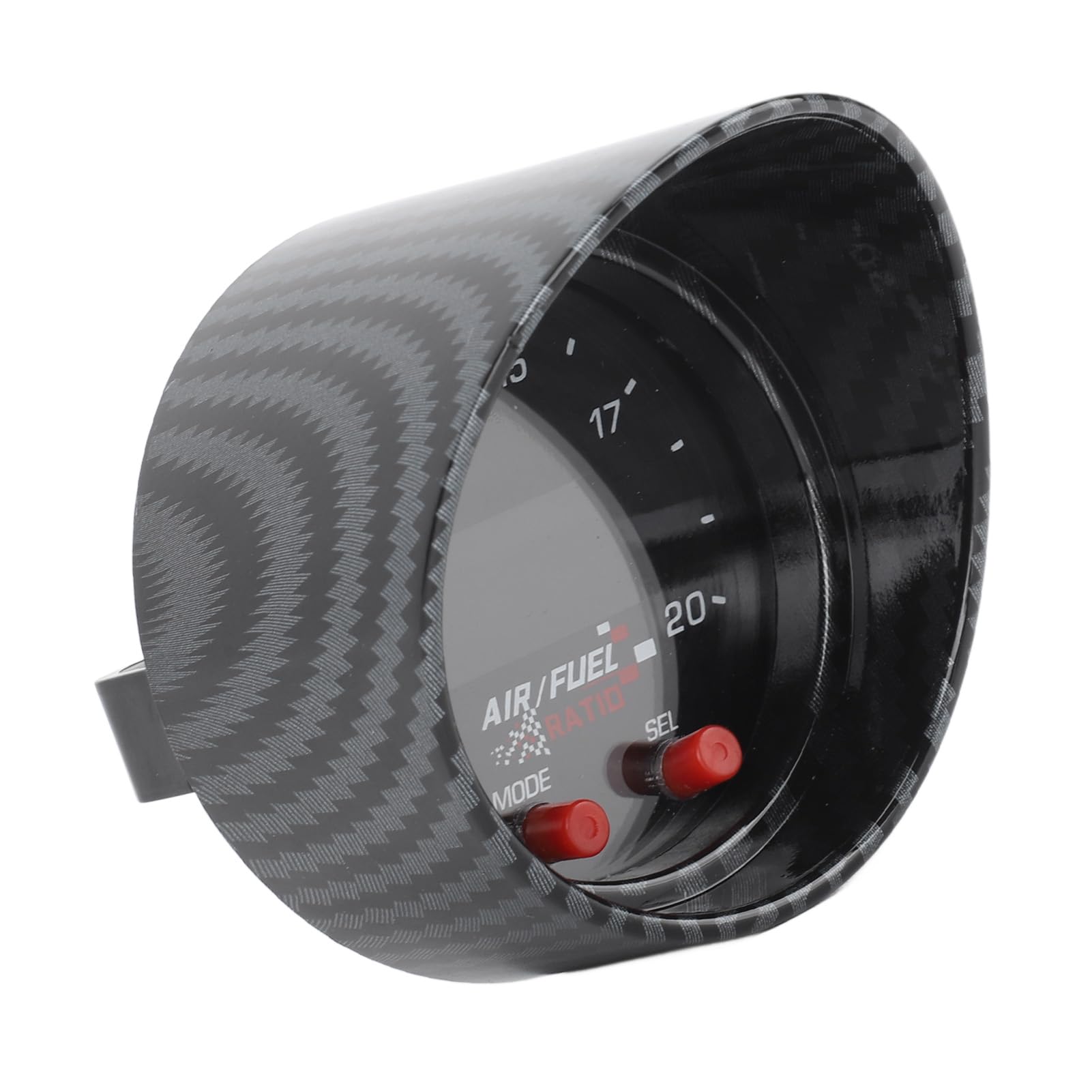 Haofy Medidor Controlador de Sensor UEGO AFR de Banda Ancha con Tiempo de Respuesta Rápido para un Ajuste óptimo del Motor Kit de Atenuación Automática de 52 Mm para Entusiastas del Automóvil
